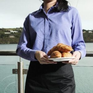 Short apron with 2 stripes - pick from 10 stripe colours