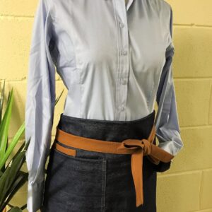 Denim Bistro Apron  (AK1/BD/TAN/DP)