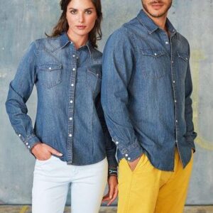 Ladies denim Shirt (K518)