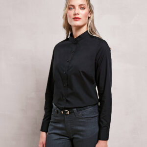 Grandfather Blouse Long sleeve