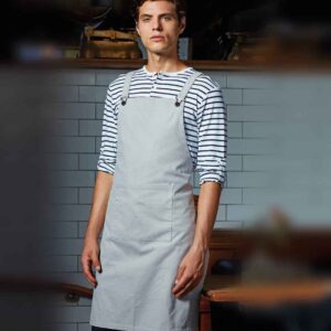 Cross Back Barista Bib Apron