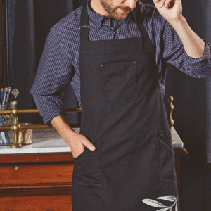 Cotton Chino Bib Apron