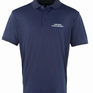 Physiotherapist Navy Polyester Stretch Polo Shirt