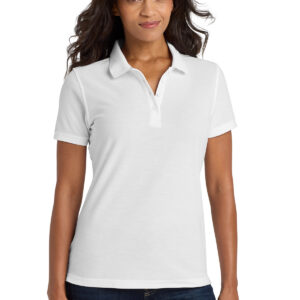 Ladies Student Physiotherapist Plain White Polo